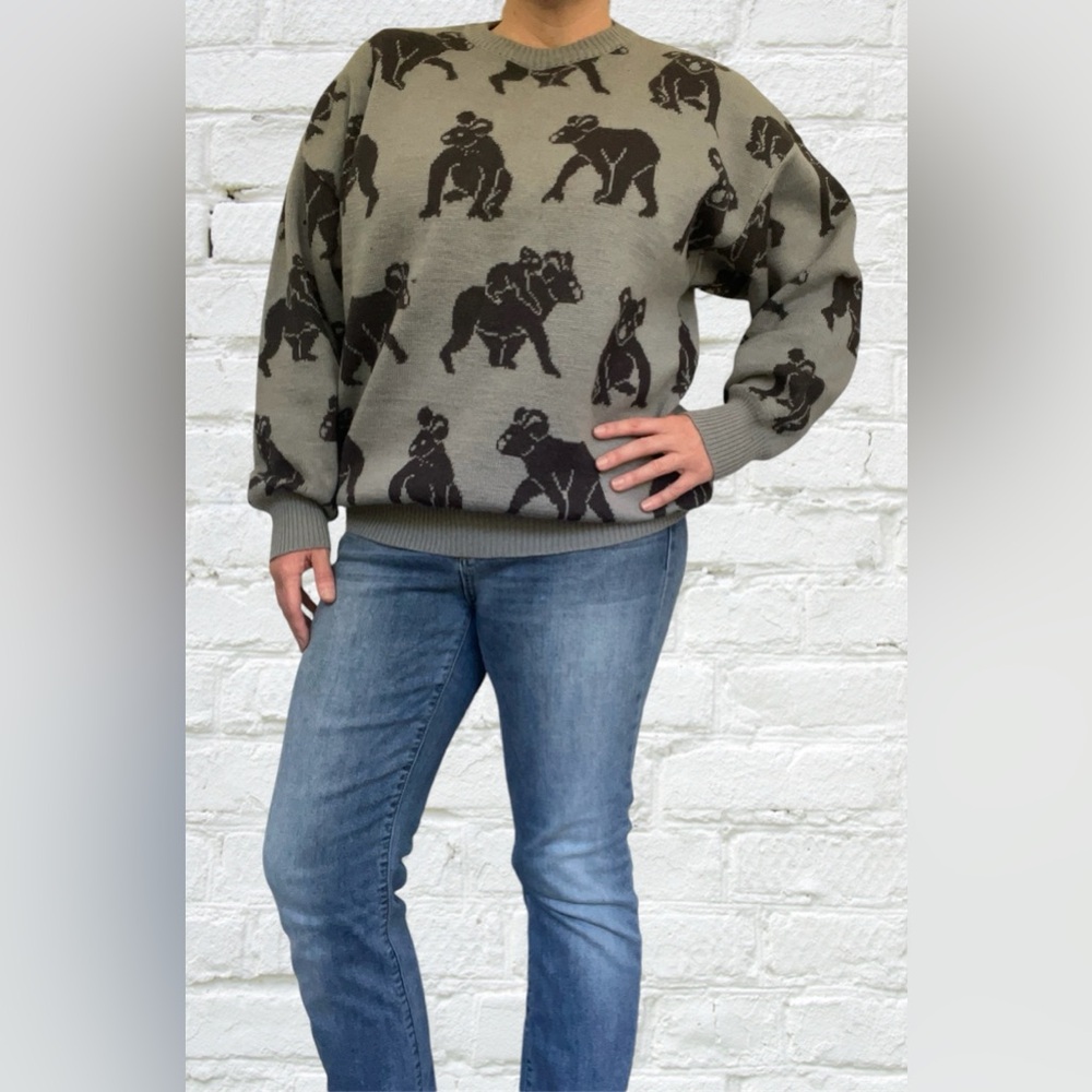 Mont Christo women’s XL koala sweater grey